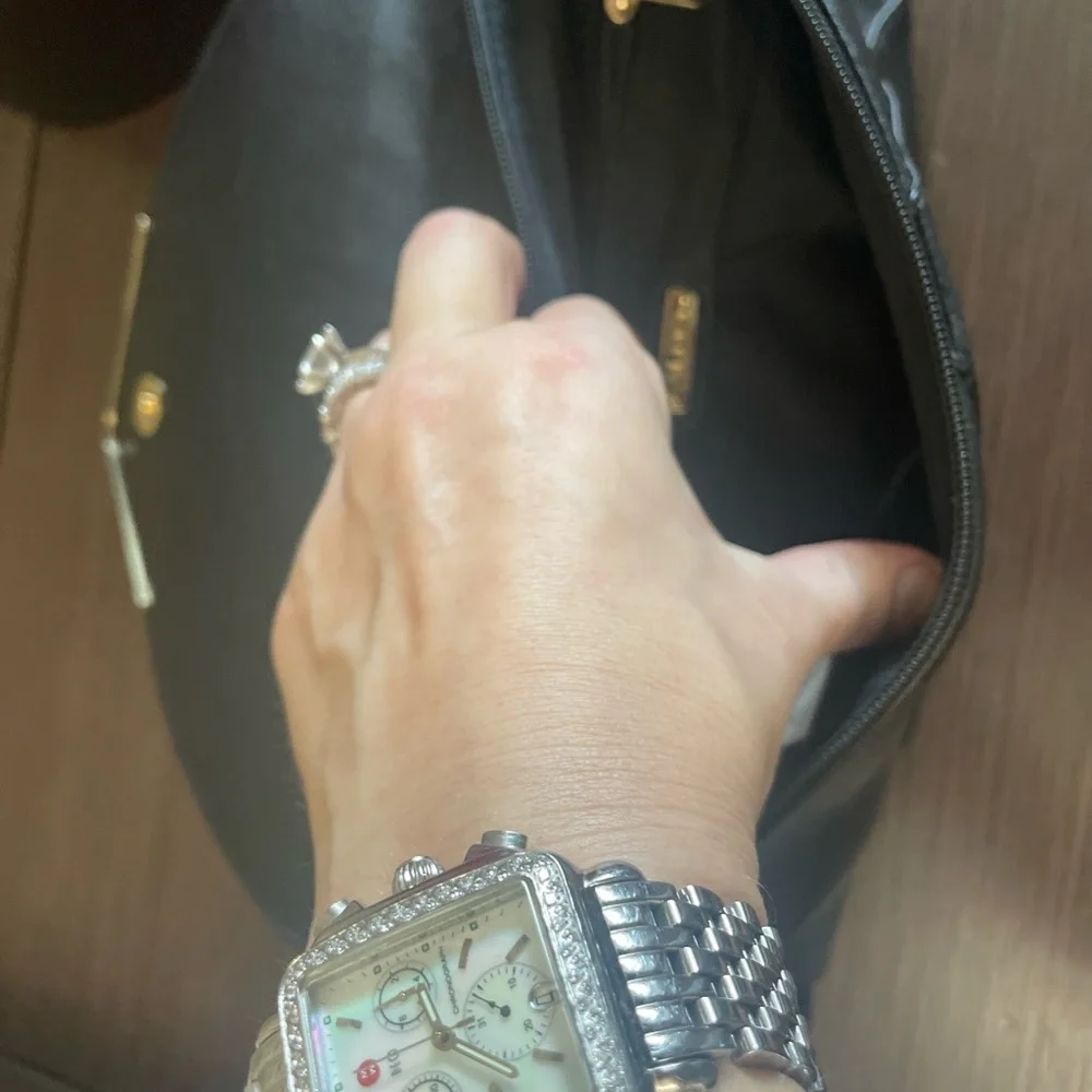 Aldo black envelope style wristlet and clutch